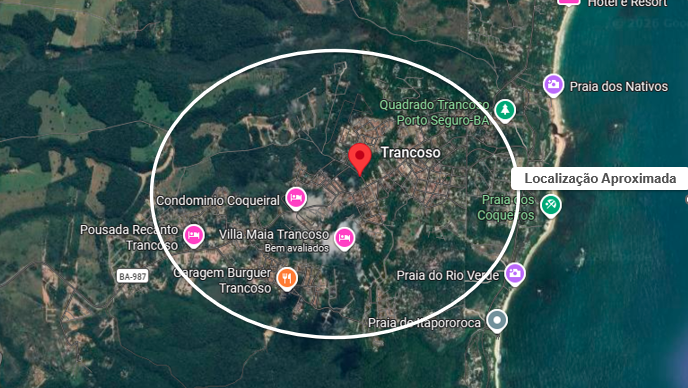 Lote 1: terreno com 2.000,00m² - povoado trancoso porto seguro ba