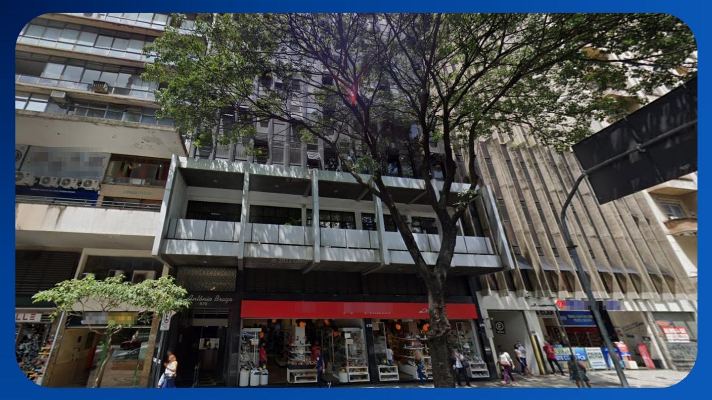 SALA COMERCIAL - AV. AFONSO PENA, 578, SALA 1604, 16º ANDAR, EDIFÍCIO ANTÔNIO BRAGA, CENTRO, BELO HORIZONTE/MG, ÁREA DE 43,38M² - Luis Leiloeiro