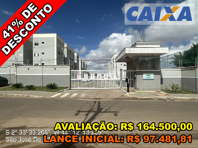 Avenida maranguape n. sn apto. 203, bl 05 misto tipo a - cond village das aguas - maiobinha - sao jose de ribamar/ma