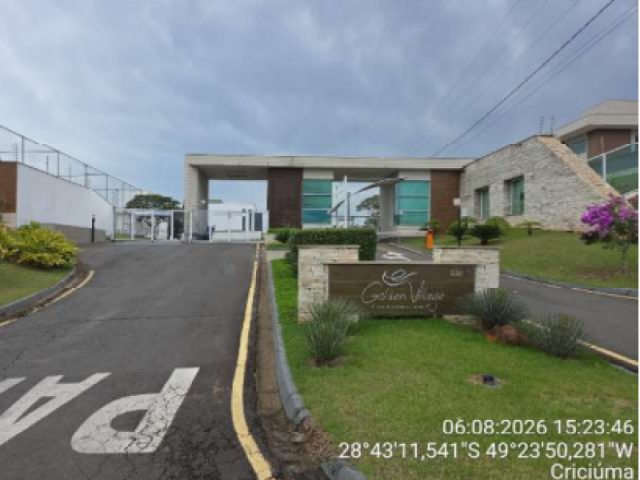 Lote a.t. 618,8 m² - primeira linha sangão, criciúma/sc