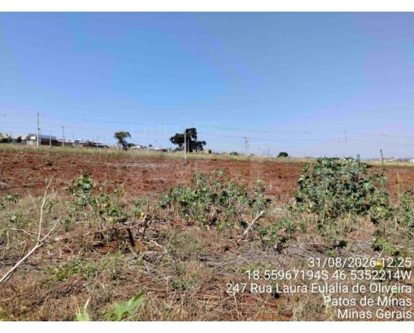 Patos de minas/mg - lote urbano com área de 6.004,77 m², localizado na rua josé olímpio ferreira, bairro residencial sorriso lote em leilão | mgl leilões