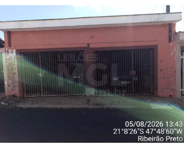 Ribeirão preto/sp — casa com 141,172m², 2 quartos (f8444427422125) casas em leilão | mgl leilões