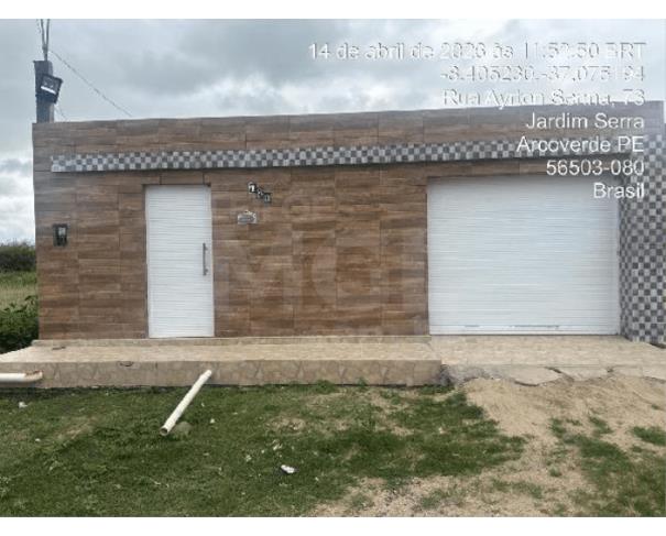 Arcoverde/pe — casa com 45,752m², 2 quartos, 1 vaga na garagem (f8444415325995) casas em leilão | mgl leilões