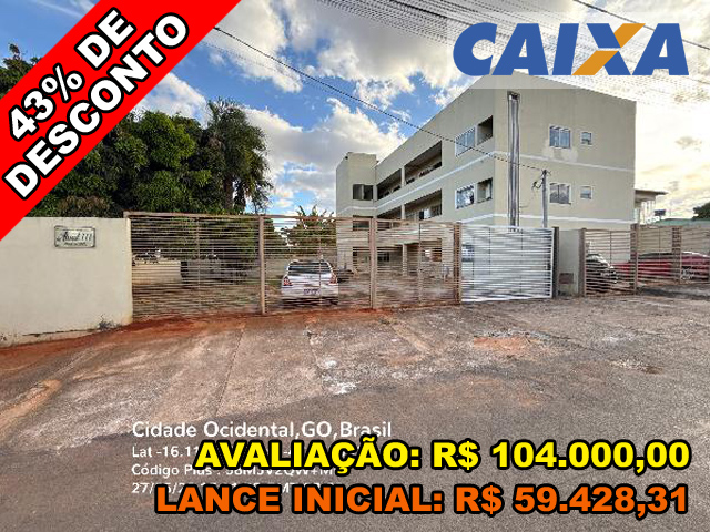 Quadra 42 n. sn apto. 303, lt 48, rua maceio - condomínio residencial atual iii - parque araguari - cidade ocidental/go