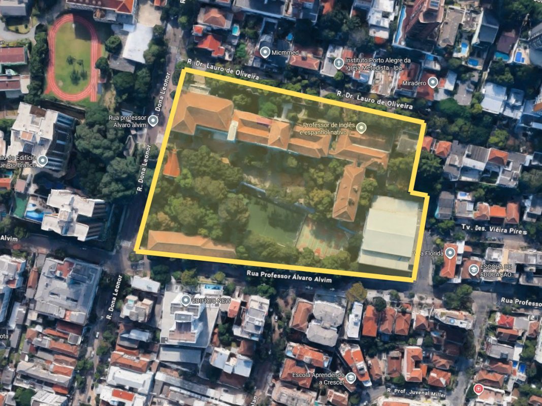 (porto alegre/rs) prédio c/ área construída de 13.296,00m², no bairro rio branco (antigo colégio americano)