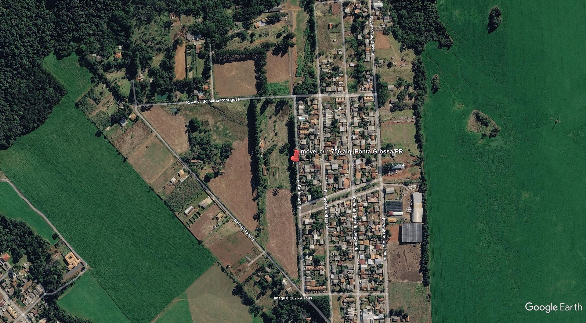 Lote 4.1 - imóvel c/ 1,756 alq. em ponta grossa/pr