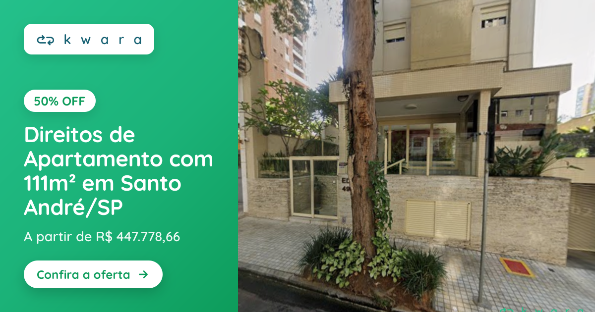 Direitos de Apartamento com 111m² em Santo André/SP