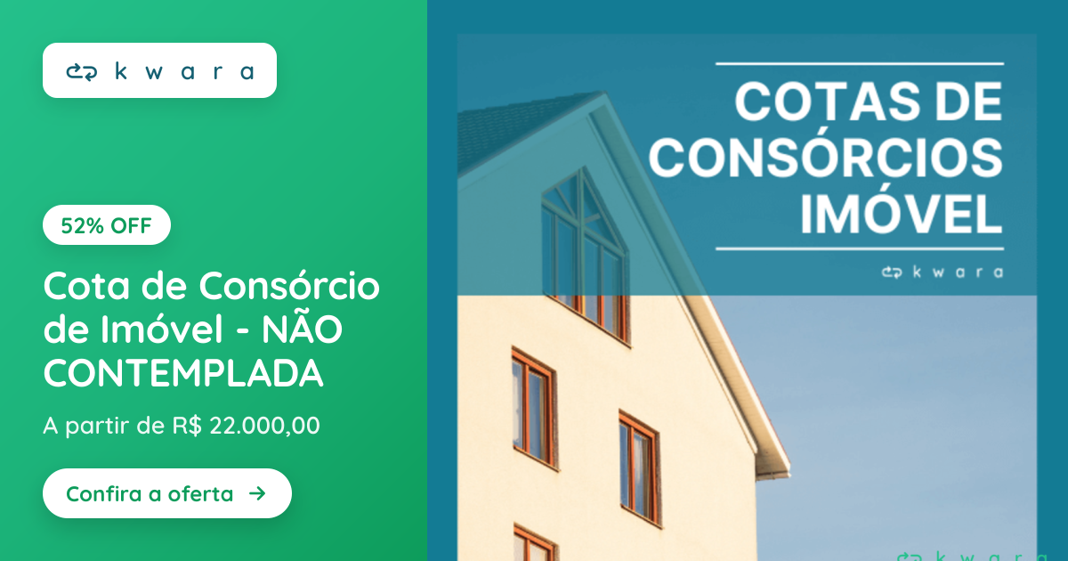 Cota de Consórcio de Imóvel - NÃO CONTEMPLADA (lote 1725424648633451799)