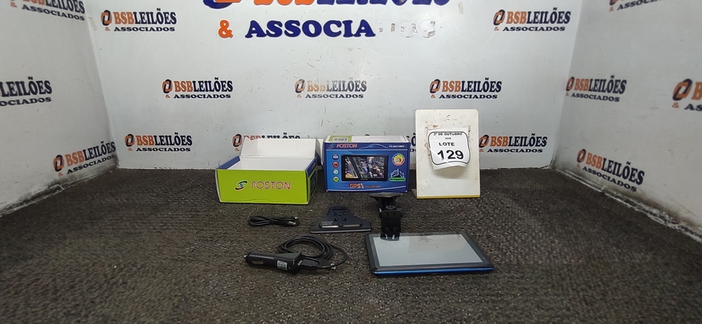 02 GPS MARCA FOSTON. (NO ESTADO) ATENÇÃO! FAZER A VISITAÇÃO ANTES DE ARREMATAR, NÃO SABEMOS SE FUNCIONA, LEILÃO NÃO TEM GARANTIA E NEM DEVOLUÇÃO, SUJEITO A POSSÍVEIS AVARIAS VISÍVEIS/OCULTAS E/OU AUSÊNCIA DE COMPONENTES.