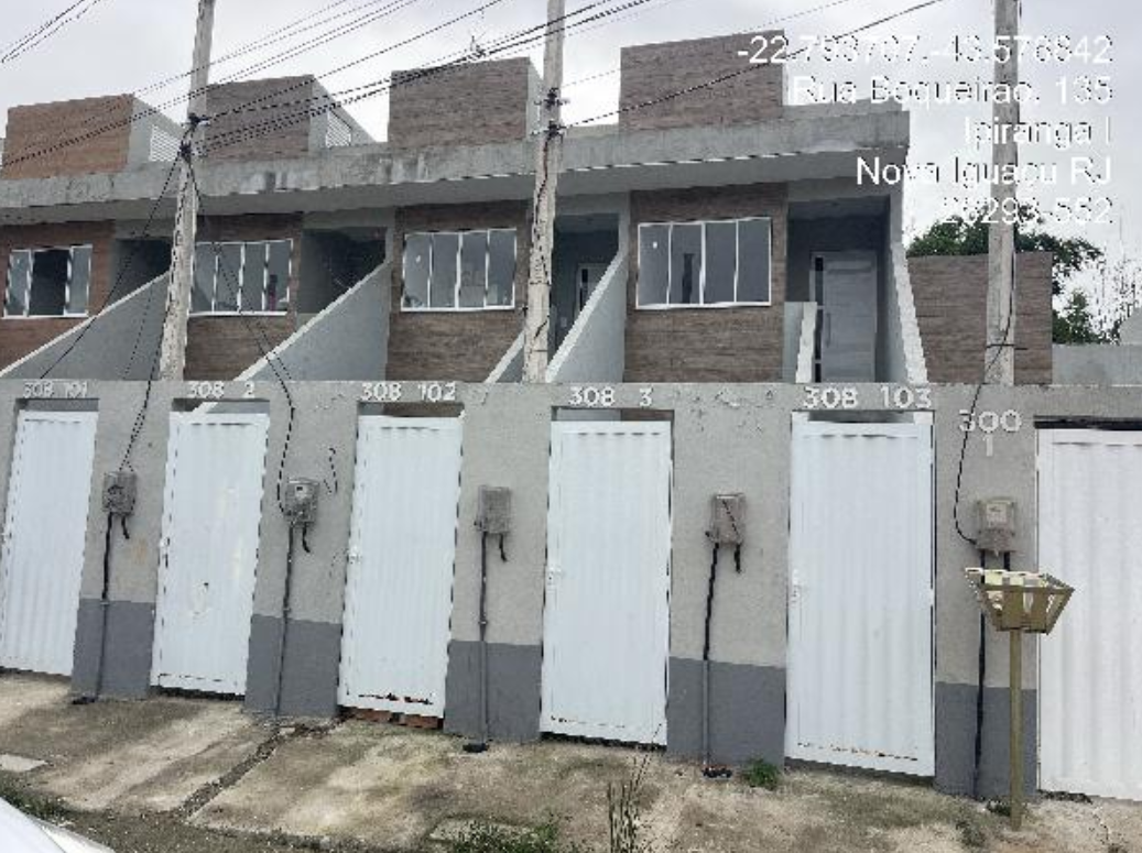 Casa - 34,89m² de área privativa, 152,73m² de área do terreno - nova iguacu/rj