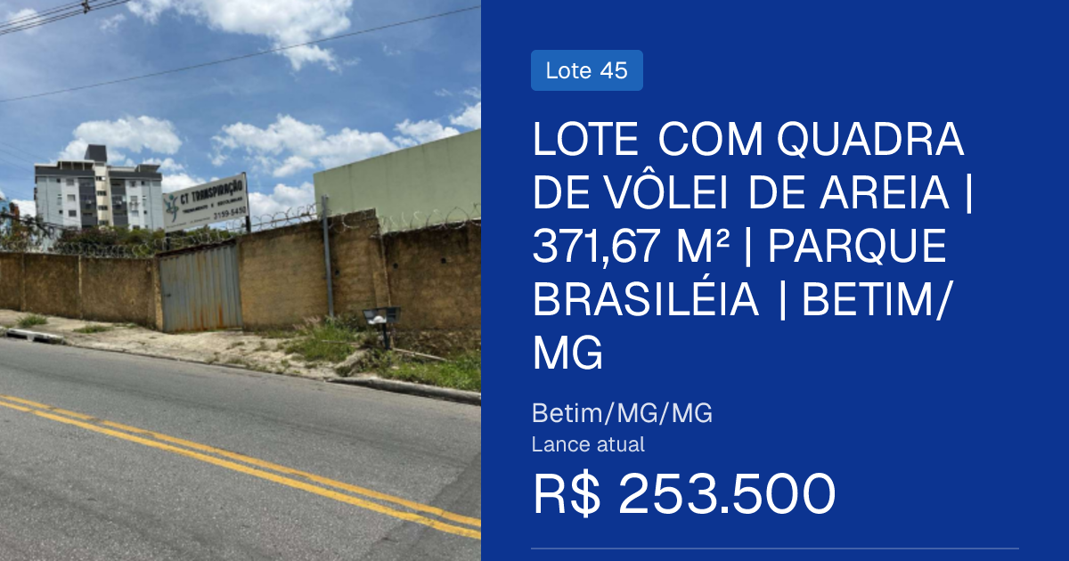 Edificação em Leilão em Betim / MG - 3047926