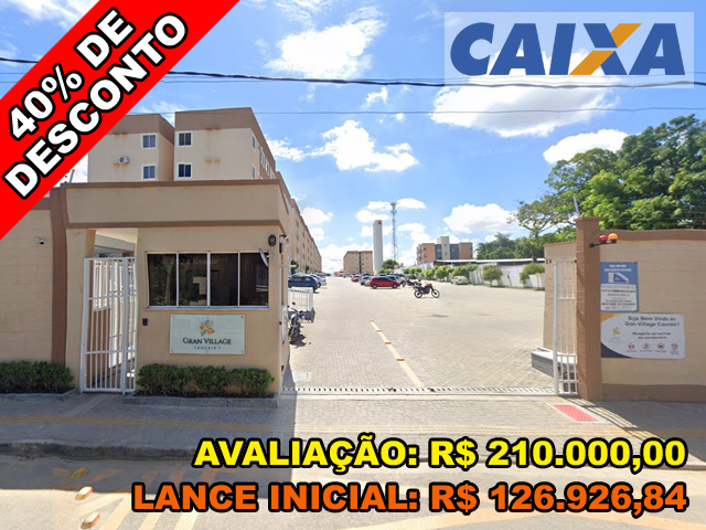 Rua francisco jose forte n. 951 apto. 105, bl 01, tipo 2q, pavimento terreo. - condominio gran village caucaia - itambe/ce