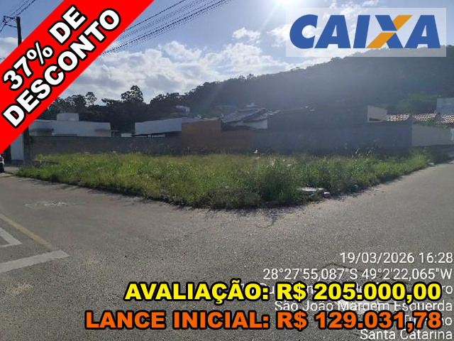 Rua lucia kulakowski saldanha n. sn, lt 52, qd 03, lot pq ceramica - sao joao (margem esquerda) - tubarao/sc