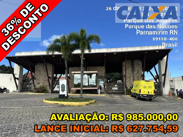 Avenida antartida n. 501, qd d - novo cond clube - parque das nacoes - parnamirim/rn