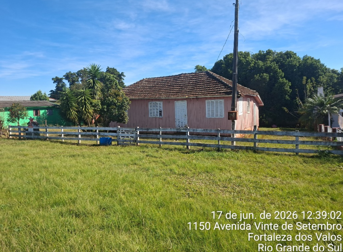 Casa c/ 116 m² + galpão c/ 190 m² - fortaleza dos valos / rs