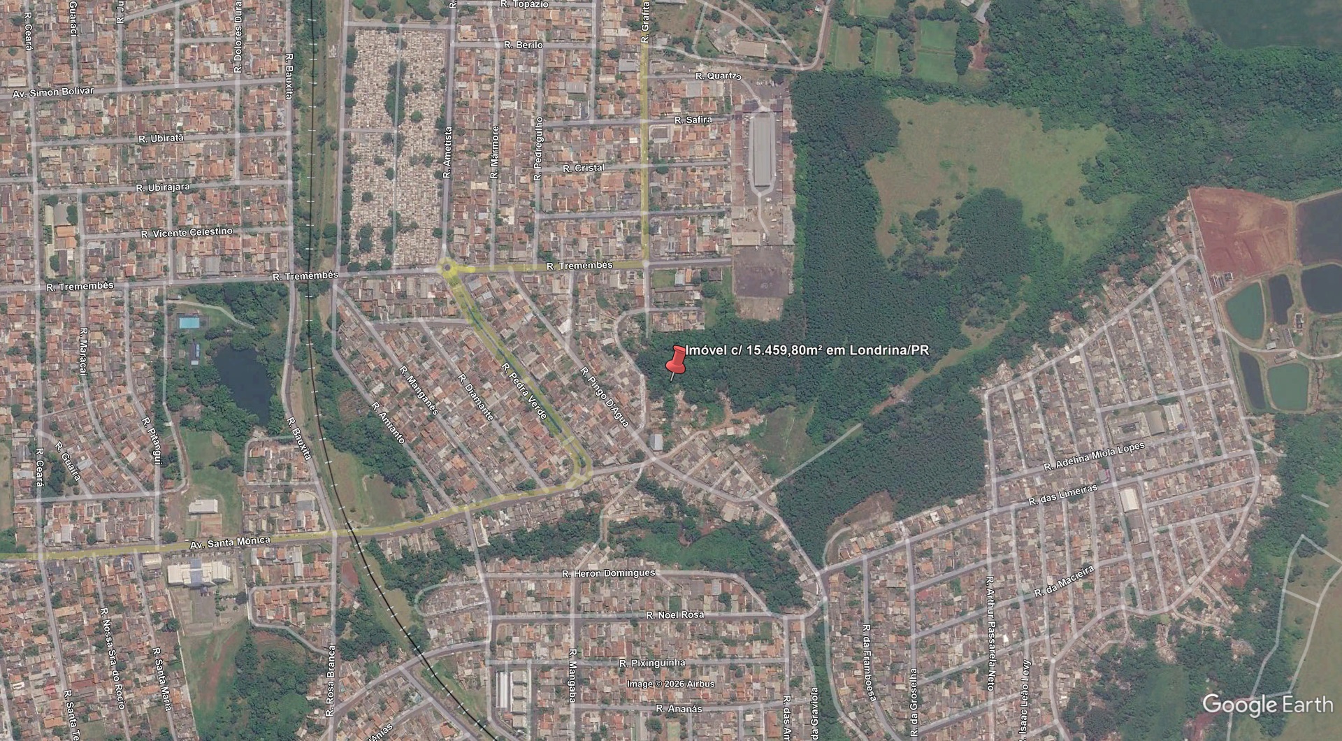 LOTE 4.1 - Imóvel c/ 15.459,80m² em Londrina/PR