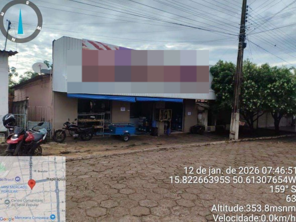 Itapirapuã/go - um imóvel comercial e residencial