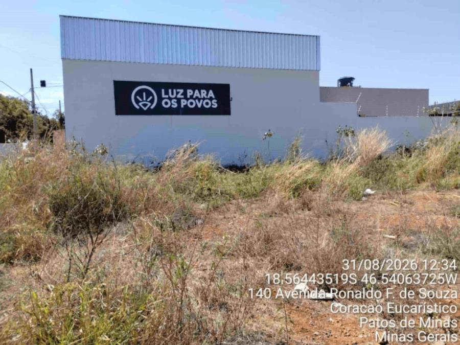 PATOS DE MINAS/MG - Lote B da Quadra 05, destinado a equipamento comunitário, localizado no Bairro Residencial Sorriso