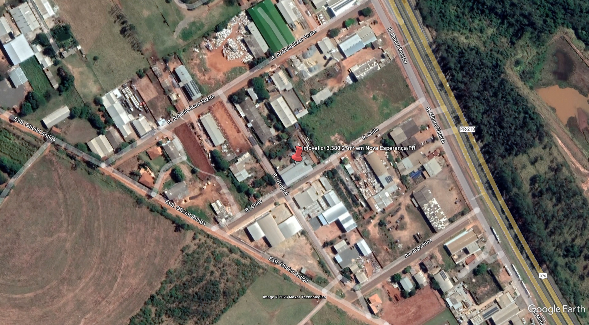 LOTE 2.1 - Imóvel c/ 3.380,27m² na Gleba Atalaia em Nova Esperança/PR