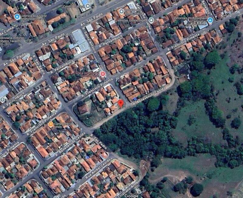 Imóvel com A.T. 311m², A.C. 368m², Santa Rosa de Viterbo - SP - Lote 001 (ID 4249)
