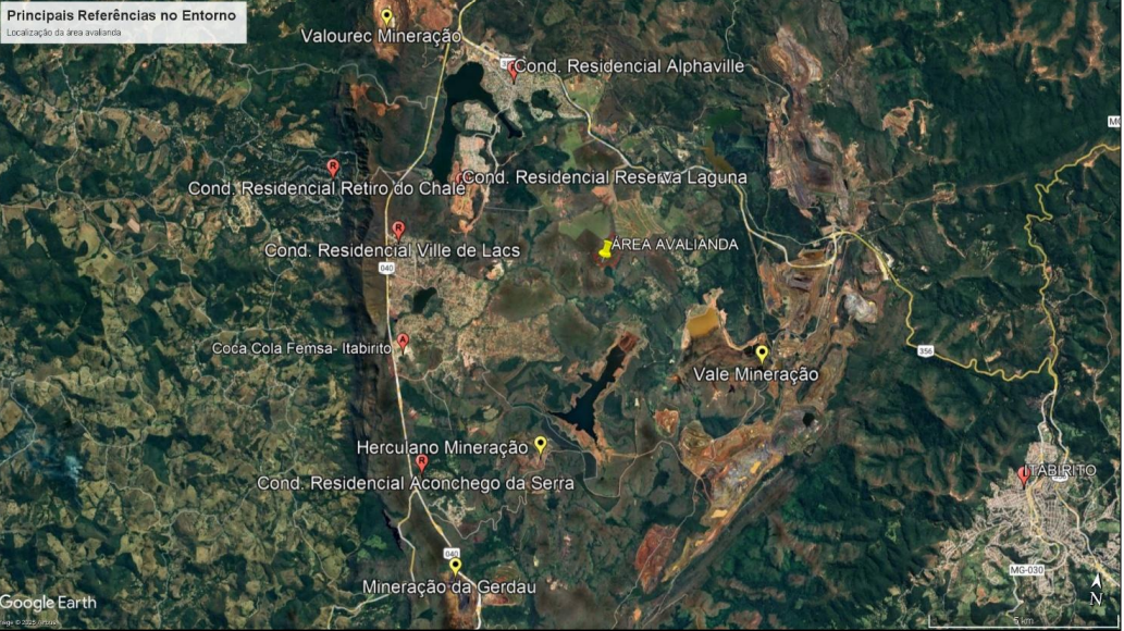 Terreno rural c/ 13 ha | nova lima/itabirito-mg