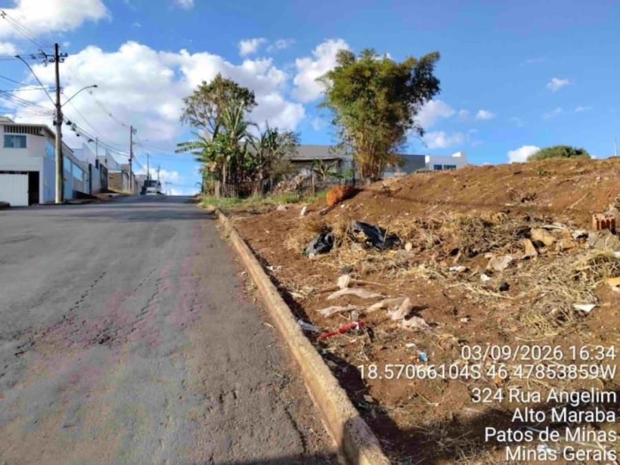 PATOS DE MINAS/MG - Lote destinado a equipamento comunitário com área de 3.852,50 m², localizado no Bairro Alto da Serra.