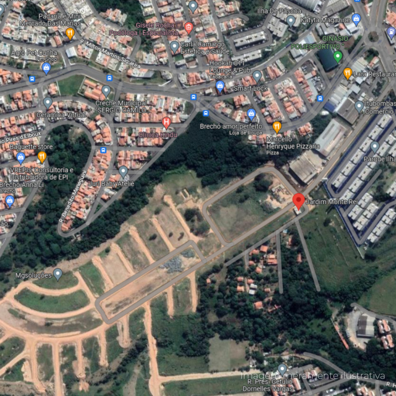 Terreno de 200,00m² no Jd. Monte Rei em Itu/SP - Lote 001 (ID 17219)