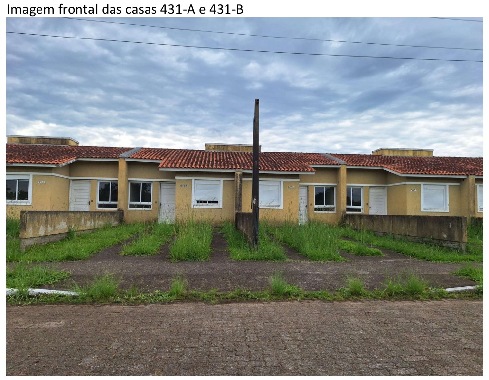 Casa de alvenaria sob nº 431-a, geminada, com a área construída de 43,48m², situada na rua vítor mateus teixeira, vila três marias, em esteio/rs. matrícula nº 20.815