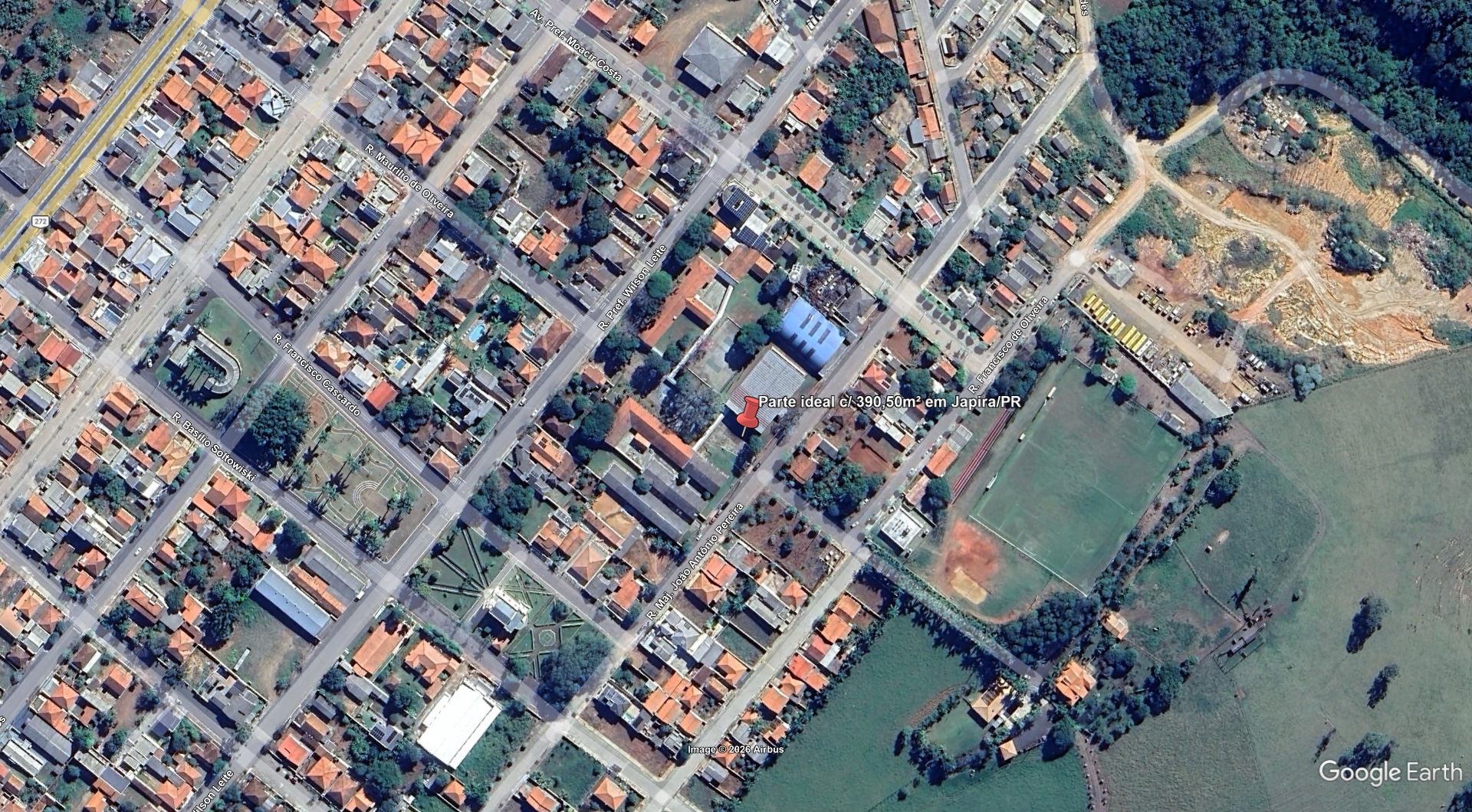 Lote 4.1 - parte ideal c/ 390,50m² em japira/pr