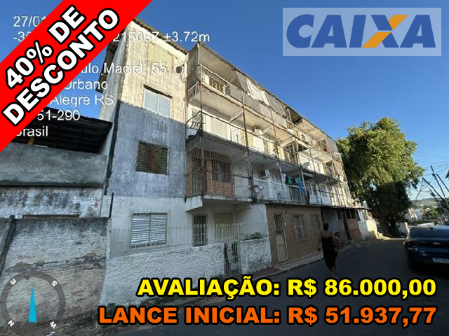 Rua paulo maciel n. 65 apto. 109, bl 29, lt 01 ao 06, qd f - conjunto habitacional parque do salso - ipanema - porto alegre/rs