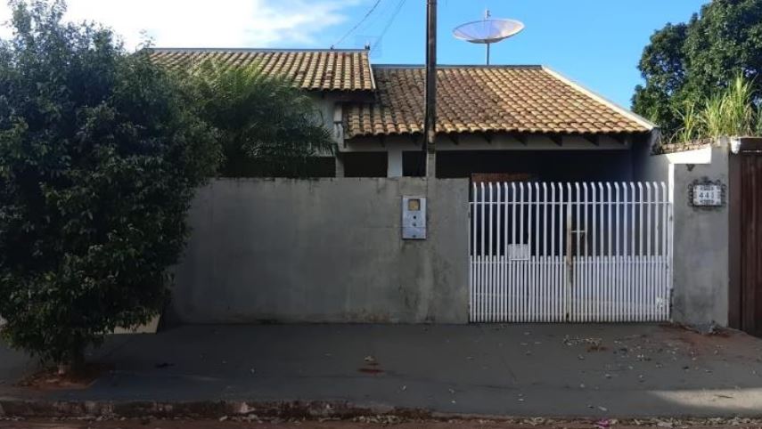 Nova andradina - ms. bairro irman ribeiro. casa. áreas totais. terr. 400,00m² e constr. 150,07m²